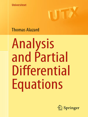 cover image of Analysis and Partial Differential Equations